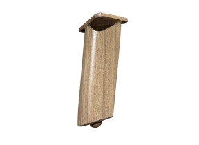 1 pied aluminium effet bois fra02215-leg pour racine 064FRA02215LEG