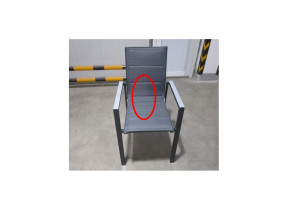 Assise rembourrée textylène anthracite orion gamma og-st-ant pour racine 072OGSTANT