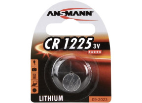 Blister de 1 pile bouton lithium cr1225 3v 50mah 1516-0008