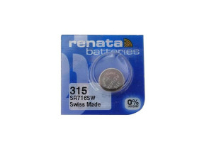 Blister de 1 pile bouton oxyde argent x315 sr716sw X703214