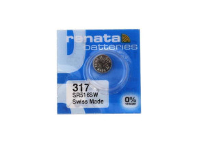 Blister de 1 pile bouton oxyde argent x317 sr516sw X703215