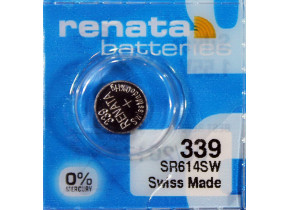 Blister de 1 pile bouton oxyde argent x339 sr614sw X703221