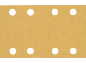 Bosch 10x feuilles abrasives expert c470 à 8 trous (pour peinture sur bois, bois dur, ø 80x133 mm, grain 180, professional accessoire ponceuse excentrique) 2608900882