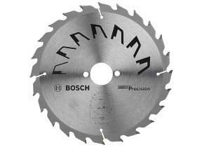 Bosch 1x lame de scie circulaire precison (pour bois, ø 190 x 2.5/1.5 x 30 mm, 24 dents, atb, accessoire scie circulaire) 2609256869