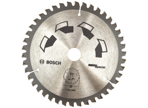 Bosch 1x lame de scie circulaire special (pour bois, métaux non ferreux, plastique, ø 160 x 2.5/1.8 x 20/16 mm, 42 dents, ft, avec 1x bague de réduction 16 mm, accessoire scie circulaire) 2609256887