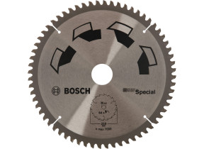 Bosch 1x lame de scie circulaire special (pour bois, métaux non ferreux, plastique, ø 210 x 2.5/1.8 x 30 mm, 64 dents, ft, accessoire scie circulaire) 2609256893