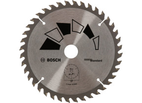 Bosch 1x lame de scie circulaire standard (pour bois, ø 150 x 2.2/1.5 x 20/16 mm, 40 dents, atb, avec 1x bague de réduction 16 mm, accessoire scie circulaire) 2609256807