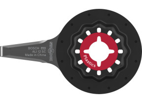 Bosch 1x lame pour outil multifonctions pro silicone ali 12 sc (pour silicone, silicone, largeur 12 mm, professional accessoire outil multifonction) 2608669124