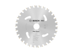 Bosch 1x lames de scie circulaire pro steel pour scies à sec portatives sans fil (pour acier, ø mm, professional accessoire scie circulaire à sec portative) 2608837747