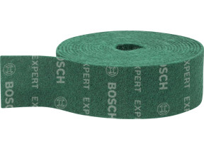 Bosch 1x rouleaux en non-tissé expert n880 (pour tôles en acier, acier inoxydable, largeur 100 mm, longueur 10 m, très fin gp, professional accessoire ponçage manuel) 2608901225