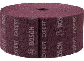 Bosch 1x rouleaux en non-tissé expert n880 (pour tôles en acier, acier inoxydable, largeur 150 mm, longueur 10 m, medium a, professional accessoire ponçage manuel) 2608901236