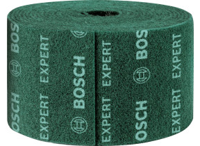 Bosch 1x rouleaux en non-tissé expert n880 (pour tôles en acier, acier inoxydable, largeur 150 mm, longueur 10 m, très fin gp, professional accessoire ponçage manuel) 2608901239
