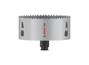 Bosch 1x scie trépan pro multi material power change plus (pour bois résineux, cloison sèche, ø 111 mm, professional accessoire perceuses/visseuses rotatives) 2608594413