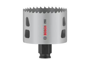 Bosch 1x scie trépan pro multi material power change plus (pour bois résineux, cloison sèche, ø 65 mm, professional accessoire perceuses/visseuses rotatives) 2608594396