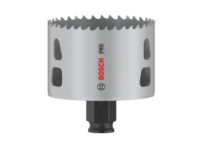 Bosch 1x scie trépan pro multi material power change plus (pour bois résineux, cloison sèche, ø 70 mm, professional accessoire perceuses/visseuses rotatives) 2608594400