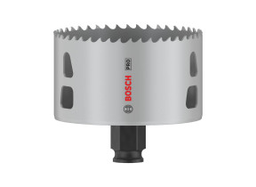 Bosch 1x scie trépan pro multi material power change plus (pour bois résineux, cloison sèche, ø 83 mm, professional accessoire perceuses/visseuses rotatives) 2608594404