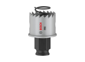 Bosch 1x scie trépan pro sheet metal power change plus (pour tôles en acier inoxydable, tôles en acier, ø 32 mm, professional accessoire perceuses/visseuses rotatives) 2608594447