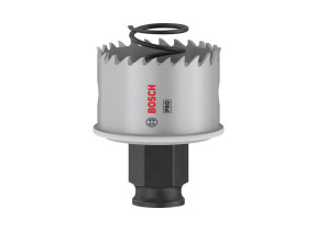 Bosch 1x scie trépan pro sheet metal power change plus (pour tôles en acier inoxydable, tôles en acier, ø 40 mm, professional accessoire perceuses/visseuses rotatives) 2608594451