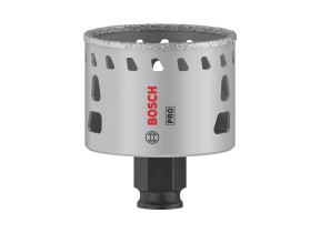 Bosch 1x scie trépan pro tile power change plus (pour carrelages durs, carreaux tendres, ø 57 mm, professional accessoire perceuses/visseuses rotatives) 2608901564