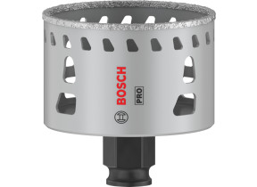 Bosch 1x scie trépan pro tile power change plus (pour carrelages durs, carreaux tendres, ø 65 mm, professional accessoire perceuses/visseuses rotatives) 2608901567