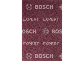 Bosch 1x tampons en non-tissé expert n880 (pour tôles en acier, acier inoxydable, ø 152 x 229 mm, très fin a, professional accessoire ponçage manuel) 2608901215