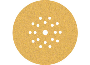 Bosch 25x feuilles abrasives expert c470 à 19 trous (pour peinture sur bois, bois dur, ø 225 mm, grain 60, professional accessoire ponceuse pour cloison sèche) 2608901147