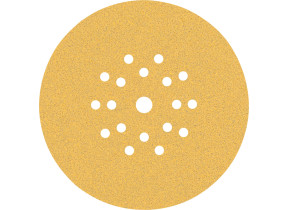 Bosch 25x feuilles abrasives expert c470 à 19 trous (pour peinture sur bois, bois dur, ø 225 mm, grain 80, professional accessoire ponceuse pour cloison sèche) 2608901148