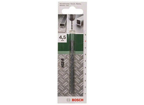 Bosch 2609255009 Foret à métaux laminé HSS-R DIN 338 Longueur 80 mm Diamètre 4,5 mm