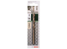 Bosch 2609255079 Foret à métaux rectifié HSS-Co DIN 338 - Longueur 117 mm - Diamètre 8 mm