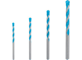 Bosch 4x coffrets de forets expert cyl-9 multiconstruction (pour béton, carreaux tendres, ø 4-8 mm, professional accessoire perceuse/visseuse à percussion, perceuses/visseuses rotatives) 2608900645