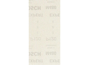 Bosch 50x abrasifs réticulés expert m480 (pour peinture sur bois, bois dur, ø 93x186 mm, grain 120, professional accessoire ponceuse excentrique) 2608900754