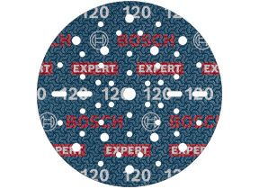 Bosch 50x disque abrasif sur film expert o780 (pour bois dur, peinture sur bois, ø 150 mm, grain 120, professional accessoire ponceuse excentrique) 2608902451