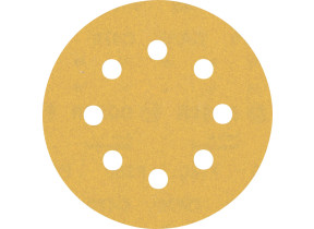 Bosch 5x feuilles abrasives expert c470 à 8 trous (pour peinture sur bois, bois dur, ø 115 mm, grain 180, professional accessoire ponceuse excentrique, ponceuse excentrique) 2608900798