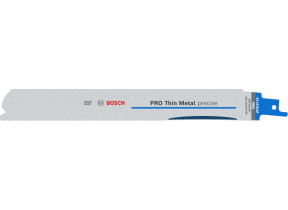 Bosch 5x lame de scie sabre pro thin metal s1137eaf precise (pour profilés et tuyaux en métal, métaux non ferreux, longueur 225 mm, professional accessoire scie sabre) 2608658989