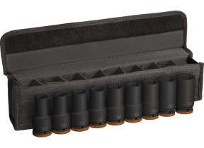 Bosch 9x coffret de douilles pro impact (96 x 56 mm, professional accessoire perceuses et visseuses) 2608003042