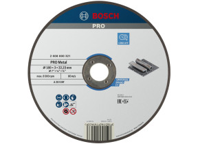Bosch Outillages 2608600321 Disque à Tronçonner à moyeu plat expert for metal A 30 S BF 180 mm 3,0 mm Gris