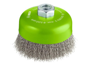 Bosch Outillages 2608622103 Brosse boisseau inoxydable 100 mm 0,3 mm M14
