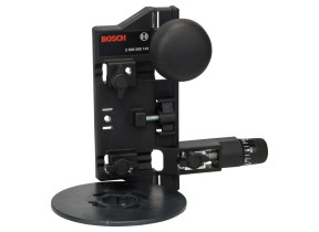 Bosch Outillages Compas de fraisage avec adaptateur pour rails de guidage (Accessoires pour Défonceuses) 2609200143 Noir