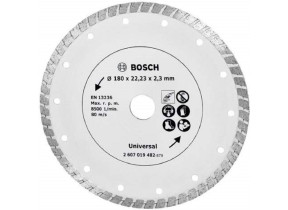 Bosch Outillages Home and Garden 2607019482 Disque diamant pour Meuleuse Turbo 180 mm Argent