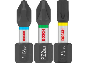 Bosch PRO Impact Mixed Pack PH2(x5) PZ2(x5) T20(x5) T25(x5) T30(x5) 25 mm 25 pces - 2608521U63