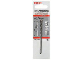 Bosch professional 1x jeu de foret à béton cyl-3 (pour béton, ø 5,5 x 50 x 85 mm, accessoires perceuse à percussion) 2608597659