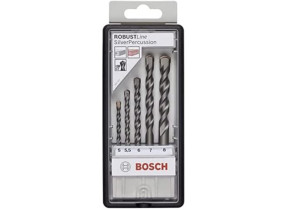 Bosch professional 5 pièces cyl-3 jeu de forets à béton set (pour béton, robust line, ø 5–8 mm, accessoires perceuse à percussion) 2607010526