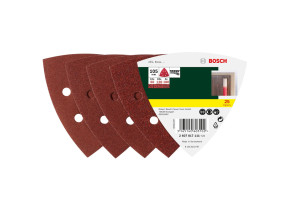 Bosch Professional Bosch Professional Accessories 2607017111 Set de 25 abrasifs pour Ponceuse Delta 105 mm Grains 60/120/180