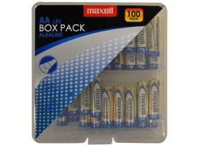 Box pack 100 piles alcaline mignon aa lr6 1,5v 790409.00.CN