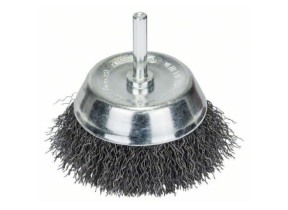 Brosse boisseau pour perceuses, à fils ondulés 75 mm /Ø6 mm Bosch 2607017123
