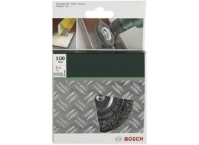 Brosse boisseau pour perceuses - fils ondulés, 100 mm Bosch 2609256532