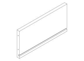 Composant 13 – panneau arrière gauche tiroir haut a19128.o.13 pour racine 208A19128O13