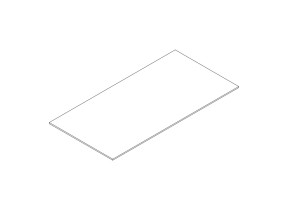 Composant 24 – fond tiroir bas a19128.o.24 pour racine 208A19128O24