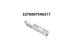 Coulisse droite extraction totale amortie l260 eb12.5 znv6 sfd2 20 kg a2cguid0101 pour racine 566A2CGUID0101