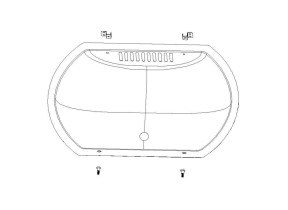 Couvercle argon hw01110a-10-03 pour racine 541HW01110A1003